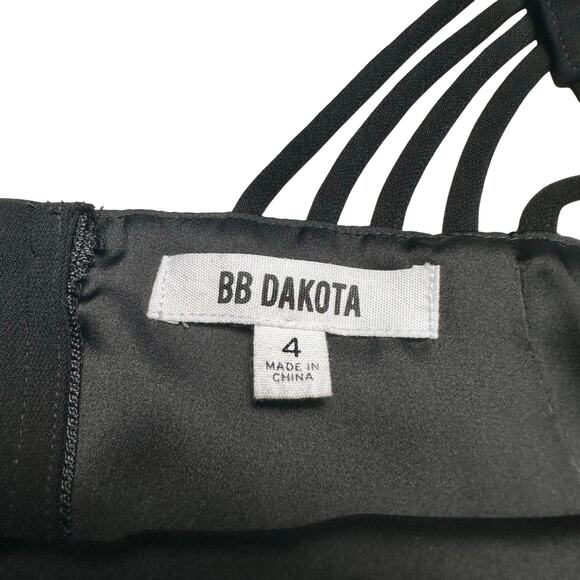 BB Dakota | Women | Melody Black Multi Strap Short Romper - Picture 6 of 12